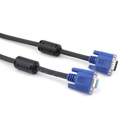 VCOM 15ft VGA Male to VGA Female Extension Cable (Black) CG342AD-15